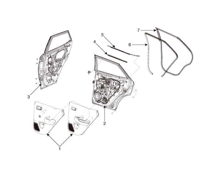 Hyundai Venue. Components and components location