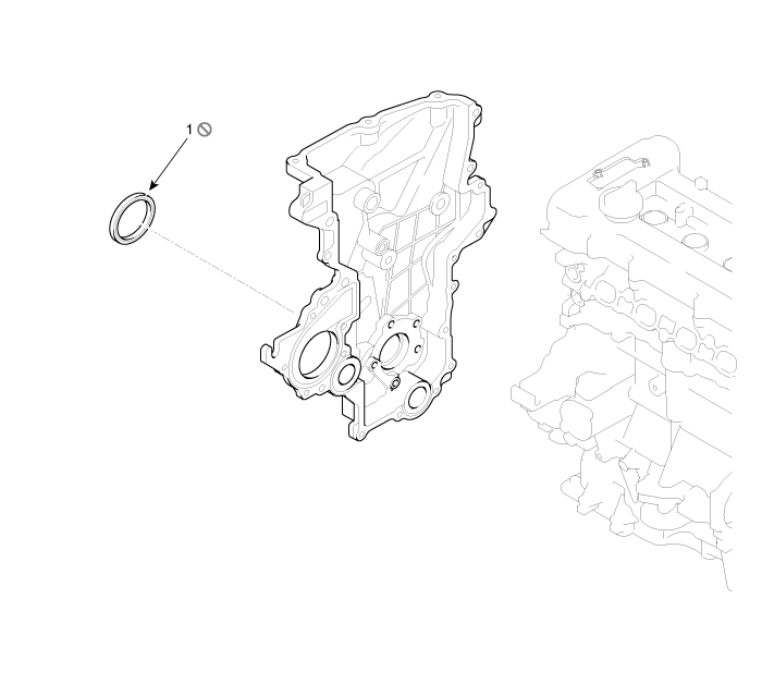 Hyundai Venue. Front Oil Seal. Components and components location