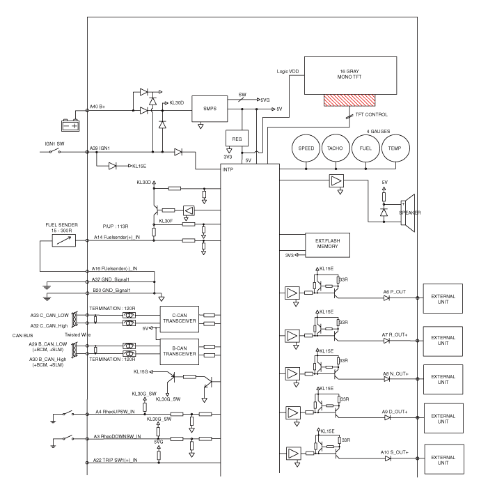 Hyundai Venue. Schematic diagrams