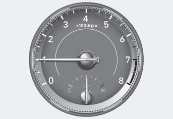 Hyundai Venue. Speedometer & Tachometer